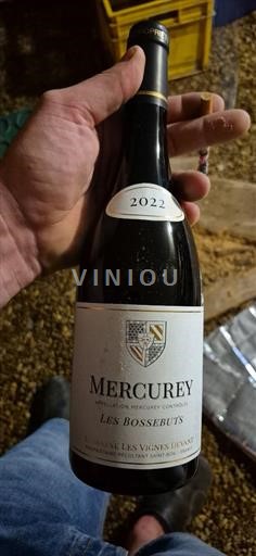 Burgundy Mercurey Domaine Les Vignes Devant Les Bossebuts 2022