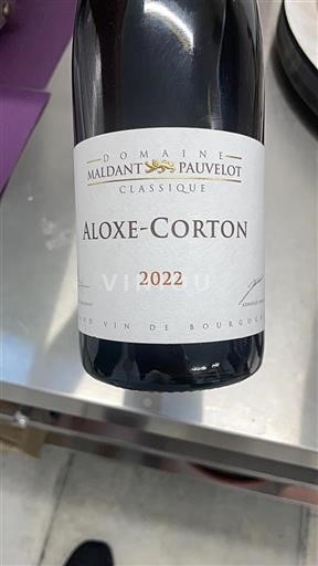 Burgundsko Aloxe-Corton Domaine Maldant Pauvelot Classique 2022