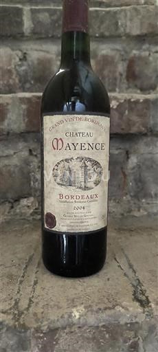 Bordeaux Château Mayence 2004