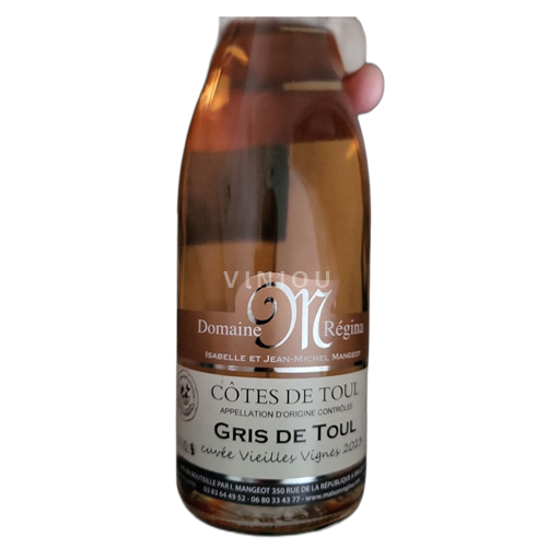 Vin Rosé sec Vieilles Vignes Domaine Régina 2023 France Lorraine Côtes-de-toul