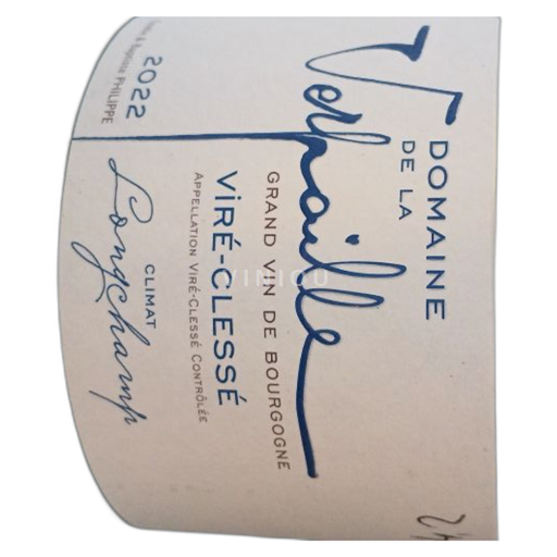 Burgundy Viré-clessé Domaine La Verpaille Climat Longchamp 2022