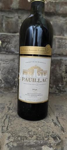 Bordeaux Pauillac La Cave Augustin Florent 2013