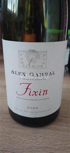 Bourgogne Fixin Alex Gambal 2022