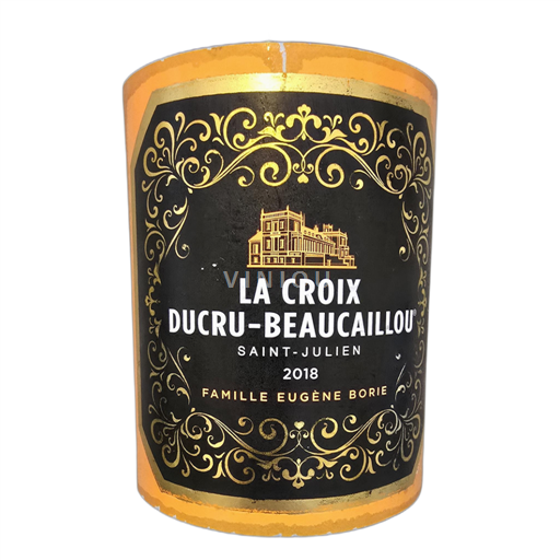Vin Rouge sec la croix Ch.Ducru Beaucaillou 2018 France Bordeaux Saint-Julien AOC