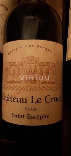 Bordeaux Saint-Estèphe Château Le Crock 2009