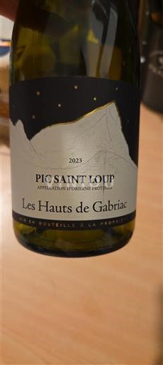Languedoc Pic-saint-loup Les Hauts de Gabriach 2023
