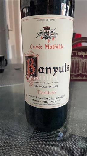 Roussillon Banyuls Manya - Puig - Valentin Mathilde Ikke årgangsbestemt