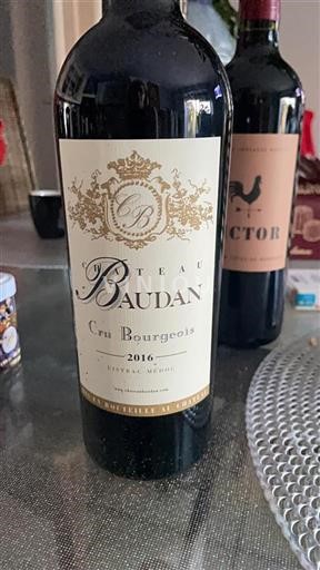 Bordeaux Listrac-Médoc Cru Bourgeois Baudan 2016