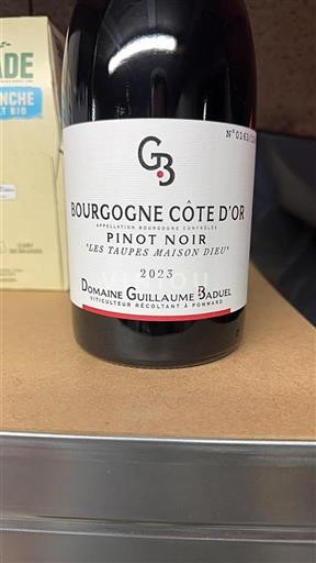 Burgundsko Burgundsko Côte d'Or Domaine Guillaume Baduel Les Taupes Maison Dieu 2023