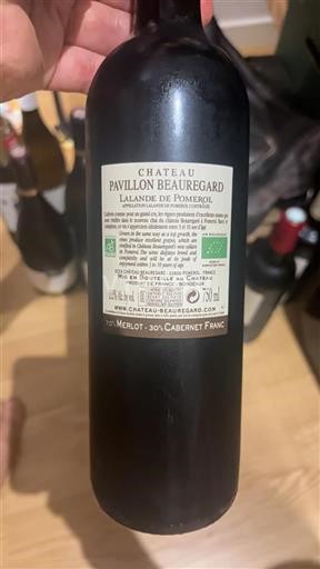 Bordeaux Lalande-de-Pomerol Château Pavillon Beauregard 2016