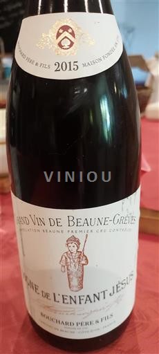 Borgogna Beaune Premier Cru Bouchard Père & Fils Vigne de l'Enfant Jésus 2015