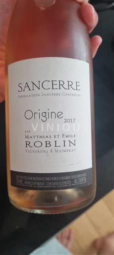 Valle del Loira Sancerre Roblin Origine 2017