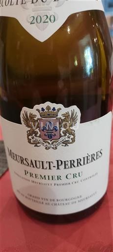 Borgogna Meursault Premier Cru Château Meursault Meursault-Perrières 2020