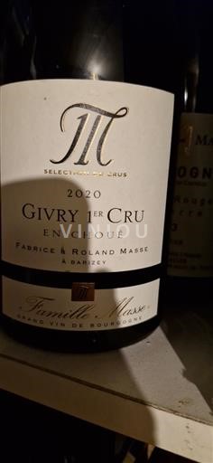 Borgogna Givry Premier Cru Famille Masse En Choué 2020