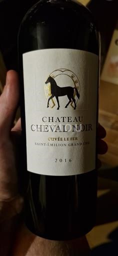 Bordeaux Saint-Émilion Grand Cru Grand Cru Château Cheval Noir Le Fer 2016