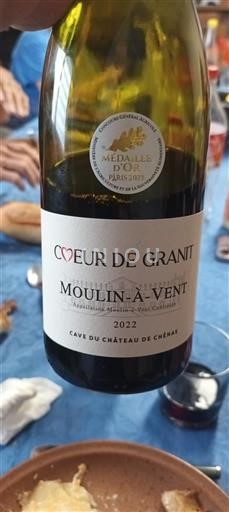 Beaujolais Moulin-à-vent Château Cave du de Chénas Cœur de Granit 2022