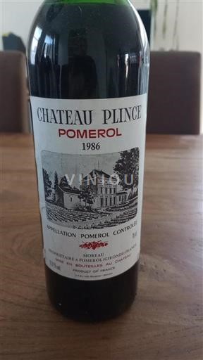 Bordeaux Pomerol Château Plince 1986