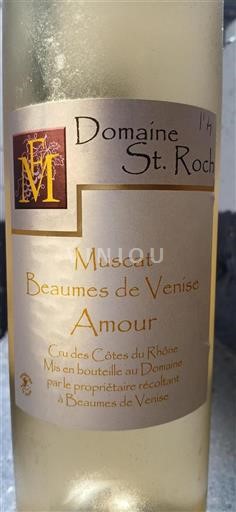Valle del Rodano Moscato di Beaumes-de-Venise Domaine St. Roch Amour 2021