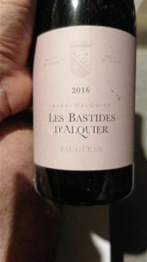 Languedoc Faugères Bardi Alquier Les Bastides d'Alquier 2016