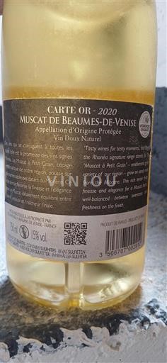 Valle del Rodano Moscato di Beaumes-de-Venise Carte Or 2020