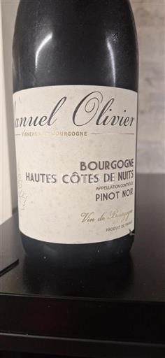 Burgundy Hautes Côtes de Nuits Manuel Olivier 2017