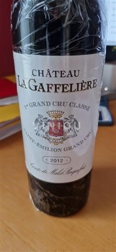Bordeaux Saint-Émilion Grand Cru Grand Cru Château La Gaffelière 2012