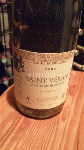 Burgund Saint-Véran Levert Frères 2007