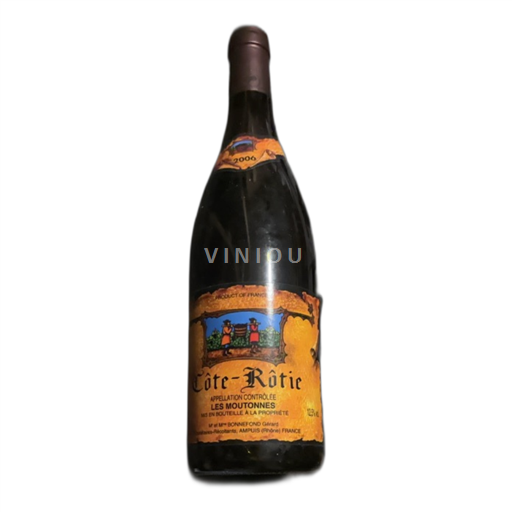 Vallée du Rhône Côte-rôtie Domaine Bonnefond Les Moutonnes 2006