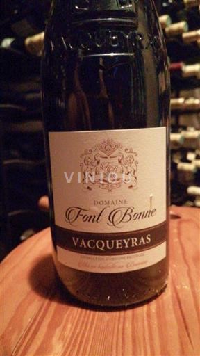 Rhônetal Vacqueyras Font Bonne 2016