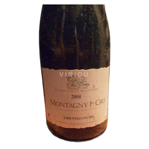 Bourgogne Premier Cru Cave de Bissey Les Pidances 2008