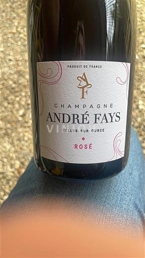 Champagne André Fays Rosé Icke årgångsbetecknad