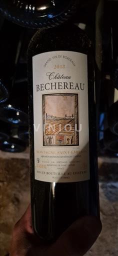 Bordeaux Montagne-saint-émilion Château Bechereau 2018