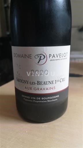 Bourgogne Savigny-lès-beaune Premier Cru Domaine Pavelot Aux Gravains 2020