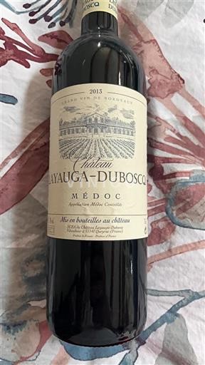 Bordeaux Médoc Château Layauga-Duboscq 2013