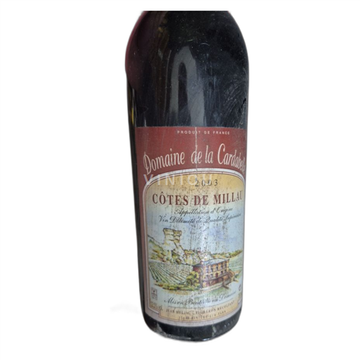 Vin Rouge sec Domaine La Cardabelle 2003 France Sud-Ouest Côtes-de-millau AOC