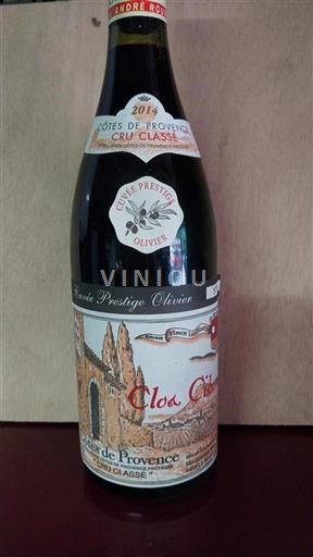 Provence Côtes-de-Provence Cru Classé Clos Cibonne Prestige Olivier 2014