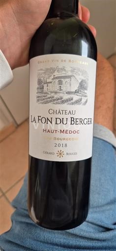 Bordeaux Haut-Médoc Cru Bourgeois Château La Fon du Berger 2018