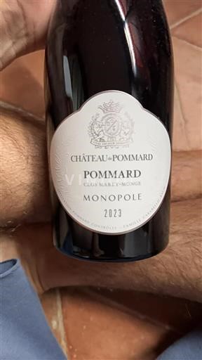 Borgogna Pommard Château Pommard Clos Marey-Monge Monopole 2023
