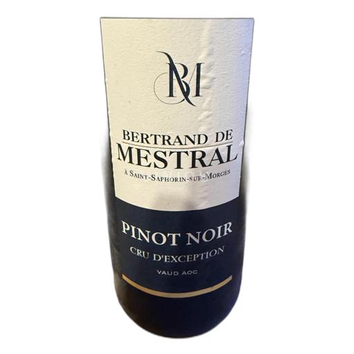 Vaud La Côte AOC Bertrand Mestral Pinot Noir 2023 2023