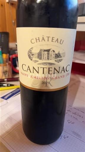 Bordeaux Saint-Émilion Grand Cru Grand Cru Cantenac 2021
