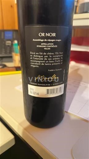 Vallese Non specificato Frédéric Dumoulin SA Or Noir 2019