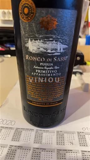 Apulia Wines Primitivo di Manduria Ronco di Sassi 2022