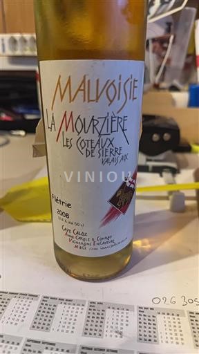 Valais Valais AOC Cave Caloz La Mourzière 2008