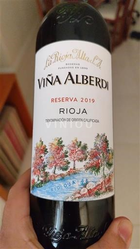Rioja La Rioja Alta, S.A Viña Alberdi Reserva 2019