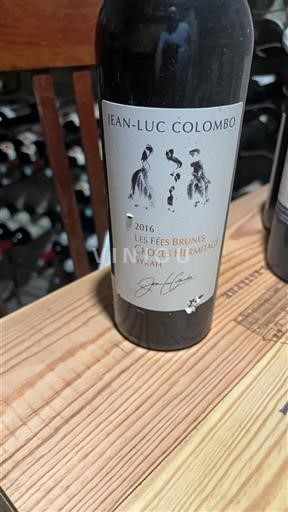 Vallée du Rhône Crozes-hermitage Jean-Luc Colombo Les Fées Brunes 2016