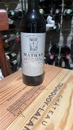 Bordeaux Saint-Émilion Grand Cru Grand Cru Matras 1997
