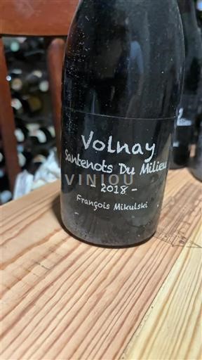 Bourgogne Volnay Premier Cru François Mikulski Santenots Du Milieu 2018
