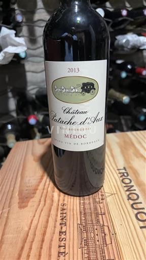 Bordeaux Médoc Cru Bourgeois Patache Aux 2013
