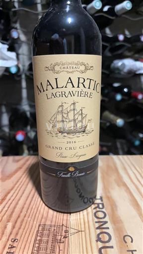 Bordeaux Pessac-Léognan Grand Cru Classé Malartic-Lagravière 2016