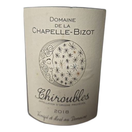 Beaujolais Chiroubles Domaine La Chapelle-Bizot 2018